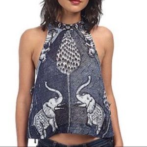 Free People elephant halter tank